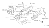 Diagram for 1995 Nissan Maxima Cylinder Head Gasket - 11044-38U00