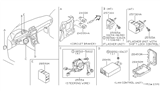 Diagram for Nissan Pathfinder Clock Spring - 25554-4P025