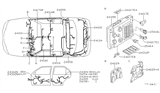 Diagram for 1998 Nissan Maxima Fuse - 24319-C9905