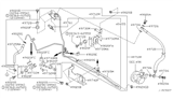 Diagram for 1999 Nissan Maxima Power Steering Hose - 49725-58U01