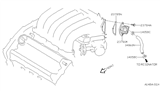 Diagram for 1998 Nissan Maxima Idle Control Valve - 23781-38U10