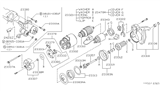 Diagram for 1998 Nissan Maxima Starter Motor - 23300-31U01