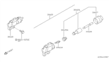 Diagram for Nissan Maxima Clutch Slave Cylinder - 30620-31U20