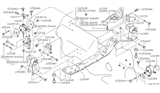 Diagram for 2003 Nissan Maxima Engine Mount - 11248-40U01