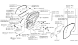 Diagram for Nissan Maxima Body Mount Hole Plug - 80874-10Y00