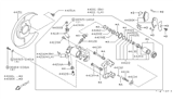 Diagram for 1998 Nissan Maxima Brake Backing Plate - 44150-38U00