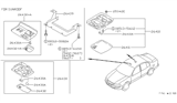 Diagram for 1996 Nissan Maxima Dome Light - 26410-15U02