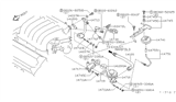 Diagram for Nissan Pathfinder EGR Valve - 14741-24F10