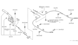 Diagram for 1998 Nissan Maxima Parking Brake Cable - 36531-31U00