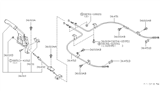 Diagram for 1995 Nissan Maxima Parking Brake Cable - 36531-31U00