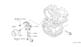 Diagram for Nissan Maxima Oil Pump - 15010-31U00