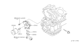 Diagram for 1997 Nissan Maxima Oil Pump - 15010-31U00