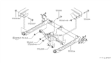 Diagram for 1996 Nissan Maxima Axle Beam - 55501-31U01