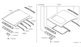 Diagram for 1996 Nissan Maxima Hood Hinge - 73230-40U30