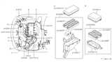 Diagram for Nissan Battery Terminal - 24110-44U00