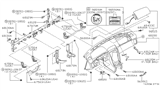 Diagram for 1999 Nissan Maxima Air Bag - K851E-2L962