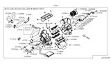 Diagram for Nissan Cabin Air Filter - 27277-4BA0A