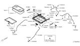 Diagram for 2020 Nissan Rogue Sport Sunroof - 91210-6MA1A