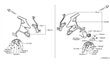 Diagram for 2017 Nissan Rogue Sport Fender - G8101-6MAMA