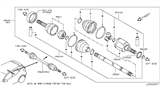 Diagram for 2019 Nissan Rogue Sport Axle Shaft - 39600-1HC0C