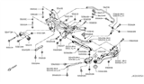 Diagram for Nissan Rogue Sport Control Arm - 55121-JD04A