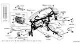 Diagram for Nissan Rogue Sport Fuse Box - 24350-4CL0B