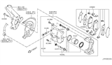 Diagram for 2017 Nissan Rogue Brake Bleeder Screw - 41128-9W50B