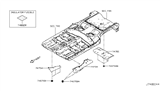 Diagram for 2019 Nissan Rogue Sport Exhaust Heat Shield - 74772-JE20A