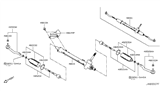 Diagram for 2017 Nissan Rogue Tie Rod End - D8520-4BA0A