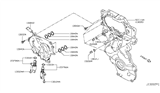 Diagram for 2018 Nissan Rogue Sport Timing Cover - 13041-4BB0A