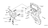 Diagram for 2017 Nissan Rogue Sport Timing Cover - 13041-4BB0A