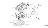 Diagram for Nissan Rogue Sport Oil Pan - 11110-4BB1A