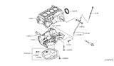 Diagram for 2019 Nissan Rogue Sport Oil Pan - 11110-4BB1A