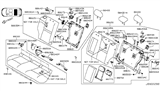 Diagram for Nissan Rogue Sport Seat Cover - 88320-6MA1B
