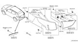 Diagram for Nissan Rogue Sport Back Up Light - 26555-6MA0A