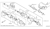 Diagram for 2018 Nissan Rogue CV Boot - C9G41-4BA0A