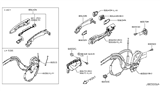 Diagram for Nissan Cube Front Door Striker - 80570-AA10A