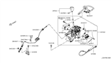 Diagram for 2022 Nissan Rogue Sport Automatic Transmission Shifter - 34901-6MA0A