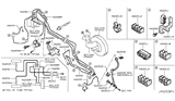 Diagram for 2019 Nissan Rogue Sport Brake Line - 46210-4CE0B