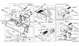 Diagram for 2020 Nissan Rogue Sport Cup Holder - 96912-6FK0A