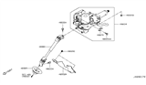 Diagram for 2017 Nissan Rogue Steering Column Cover - 48950-4BA0B