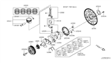 Diagram for Nissan Piston Ring Set - 12033-1VA1A