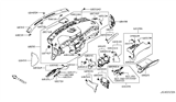 Diagram for Nissan Rogue Sport Glove Box - 68510-8FM0A