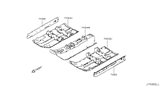 Diagram for 2020 Nissan Rogue Sport Floor Pan - G4320-6MJMA