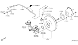 Diagram for 2018 Nissan Rogue Sport Brake Booster Vacuum Hose - 47401-4CE1A