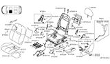 Diagram for 2022 Nissan Rogue Sport Seat Switch - 87066-4BV0A