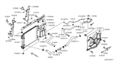 Diagram for Nissan Rogue Radiator Support - 21507-4U00A