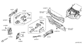 Diagram for 2017 Nissan Rogue Sport Radiator Support - F2521-DF3EA