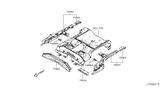 Diagram for 2018 Nissan Rogue Sport Rear Crossmember - 75650-6MA0A