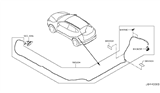 Diagram for Nissan Rogue Sport Fuel Door Release Cable - 78821-6MA0A